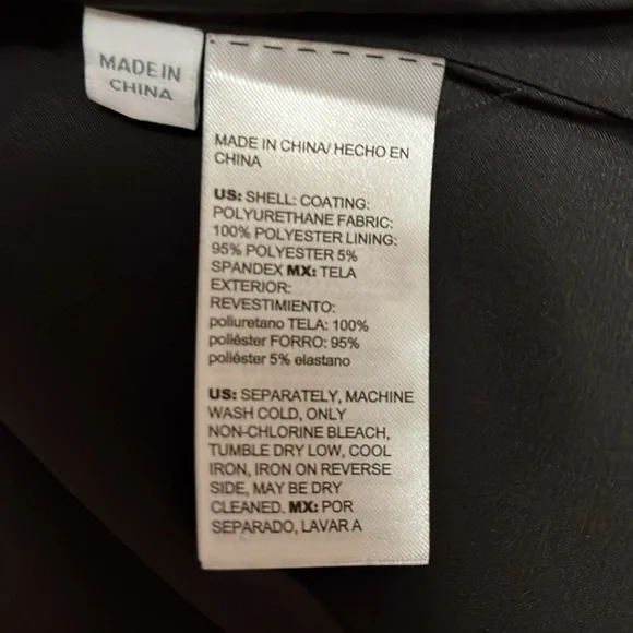 Chico's Black faux Leather Jacket with Gold Buttons
NWT , size 1 (8) - Picture 3 of 3